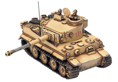 1/100th scale Tiger 1 painted in acrylics and weathered with inks