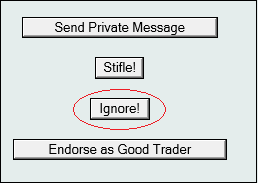 Press the Ignore button