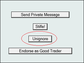 Press the unignore button