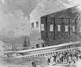 Launching of the USS Monitor