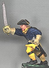 Officer leading the charge with sword