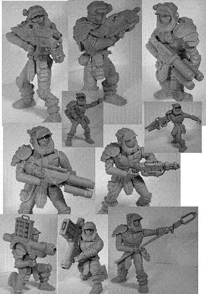 Items available on the Mobile Infantry sprue