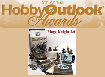 Mage Knight wins Best Game of 2004 from Hobby Outlook Magazine