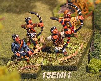 15mm scale Emishi foot archers