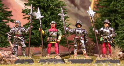 Billmen/Pikemen 1 from Hundred Years War range