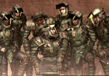 Starship Troopers concept art