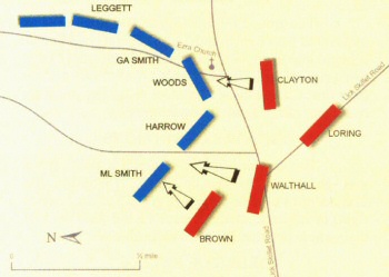 Ezra Church situation map