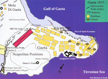 Map of Gaeta