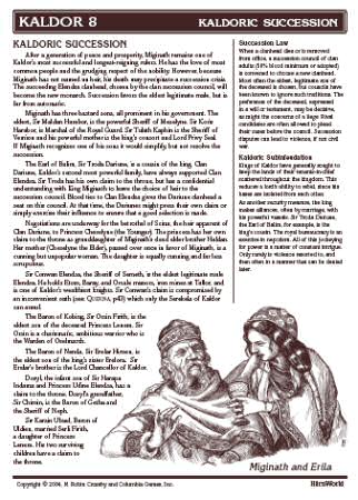 Sample page from Kaldor Kingdom