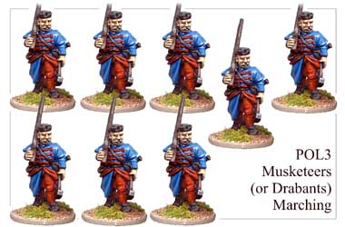 POL3 - Musketeers (or Drabants) Marching