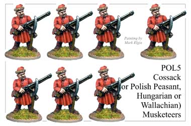 POL5 - Cossack (or Polish Peasant, Hungarian or Wallachian) Musketeers