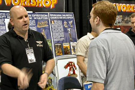 Special guest and game developer Graham McNeill from the U.K.