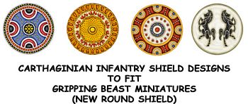 Carthaginian infantry shield designs