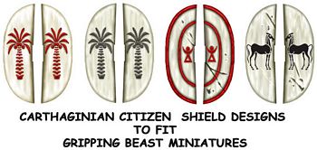 Carthaginian citizen shield designs