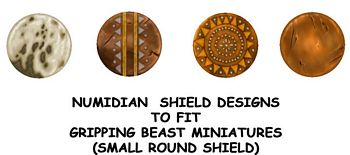 Numidian shield designs