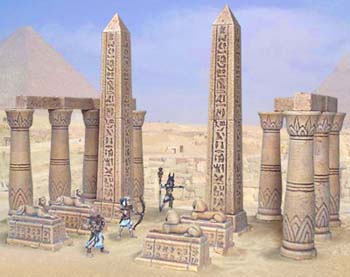 Egyptian Temple Entrance 28mm