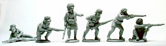 Beja riflemen skirmishing