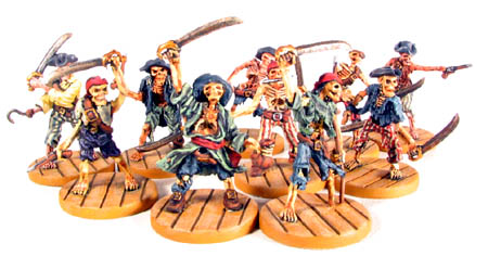 28mm Skeletal Pirates