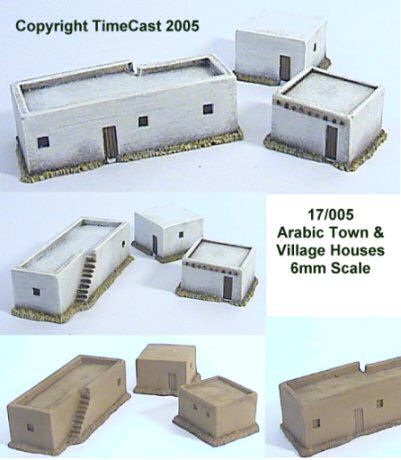 Arabic town and village houses in 10mm scale