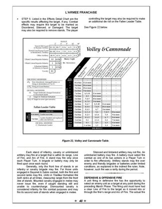 Napoleonic Fire & Fury sample page