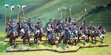 Neumark and Kurmark Landwehr from Calpe Miniatures, as painted by Martin Robson