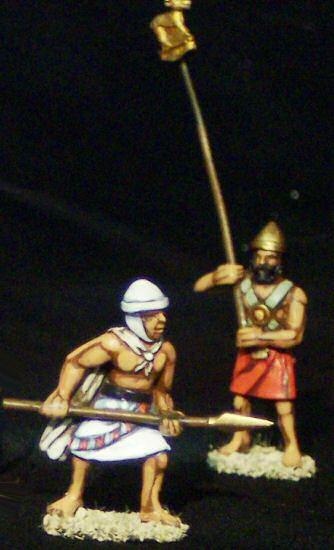 Babylonian spear and standard