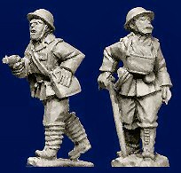 WWI British Company Command figures