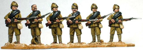 SB23 Infantry at the ready, Indian service dress