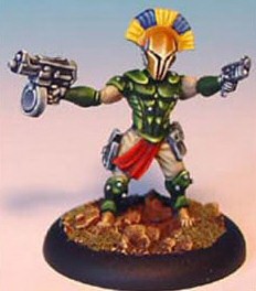 Lieutenant with pistol