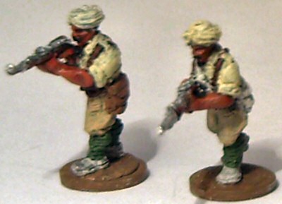 Moroccans painted as Tiradores de Ifni