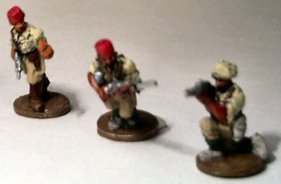 Moroccans painted as Tiradores de Ifni