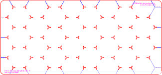 3-inch Hex Template (Star Pattern)