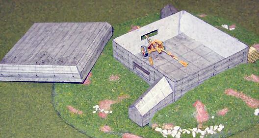 Pillbox with roof removed