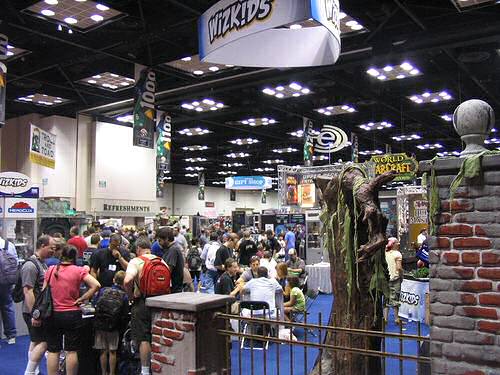 A view of the Gen Con Exhibitor Hall
