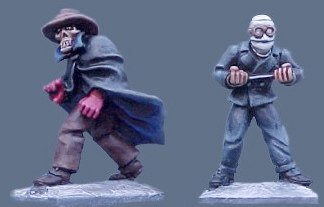 Two figures from PWM-1 Weird Villains