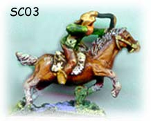 SC03P - Skythian Horse Archers, Lc Fox Skin Cap, Shooting