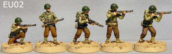 Riflemen skirmishing