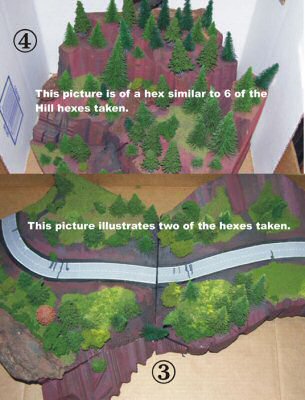 Terrain hexes