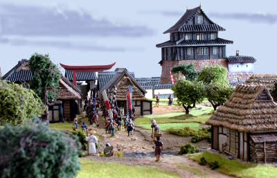 Approaching the castle