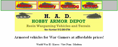 Hobby Armor Depot is open for business