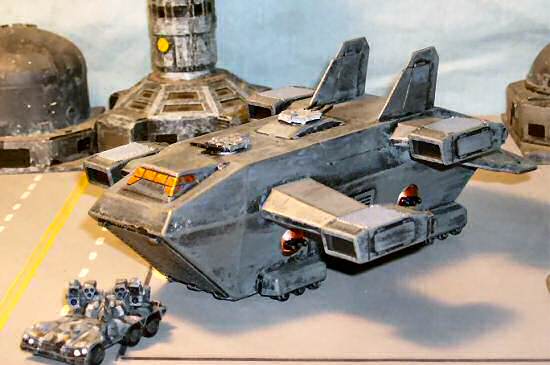 Kohl Class Assault Dropship made from Resin with Pewter Details