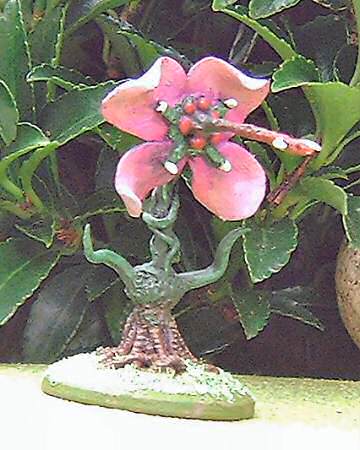 Carnivorous plant striking