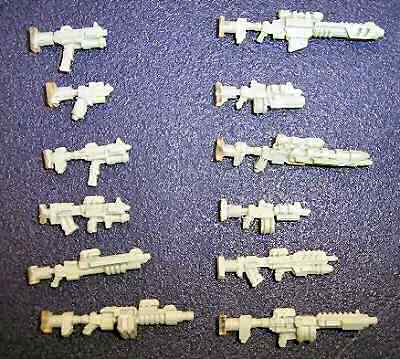 A dozen new weapon prototypes from Hellion Productions