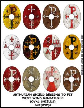 Arthurian shield designs