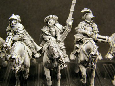 Arcabuceros a caballo
