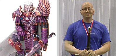 Fulgrim (left) and Chris Borer