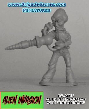 Alien Interrogation Specialist with Truth Probe