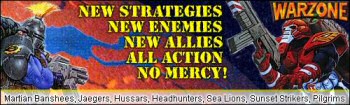 New Warzone Mutant Chronicle additions to our growing collection of battle game miniatures