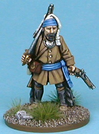 French Marine Officer in campaign dress