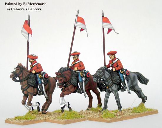 CAT 11 - Lancers in shell jackets, upright lance